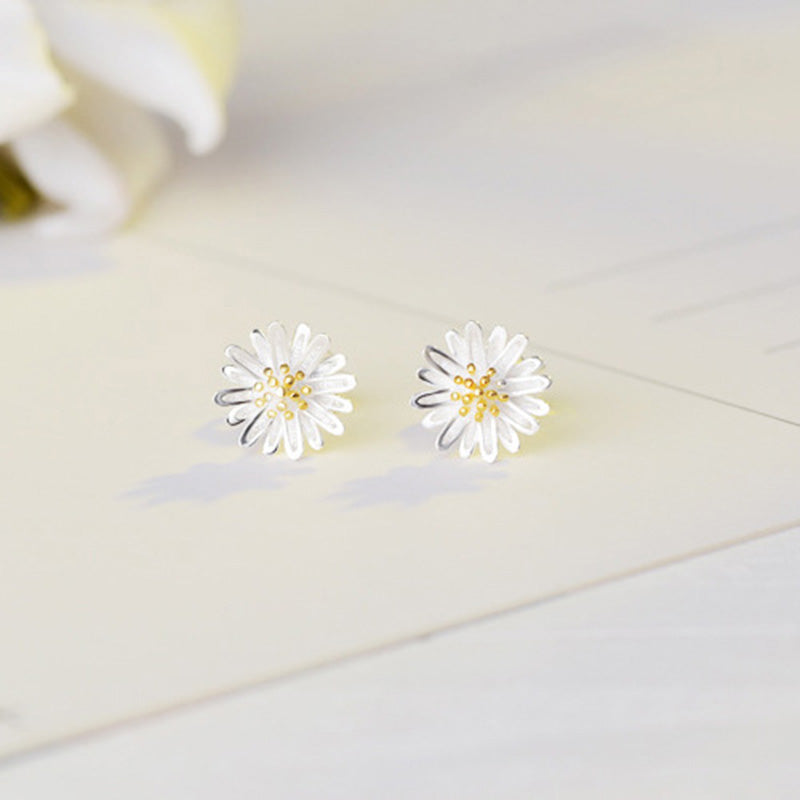Yellow Daisy Sweet Romantic Style Jewelry Sets For Girls Birthday Gifts Prevent Allergy VE+VN+VR+VB