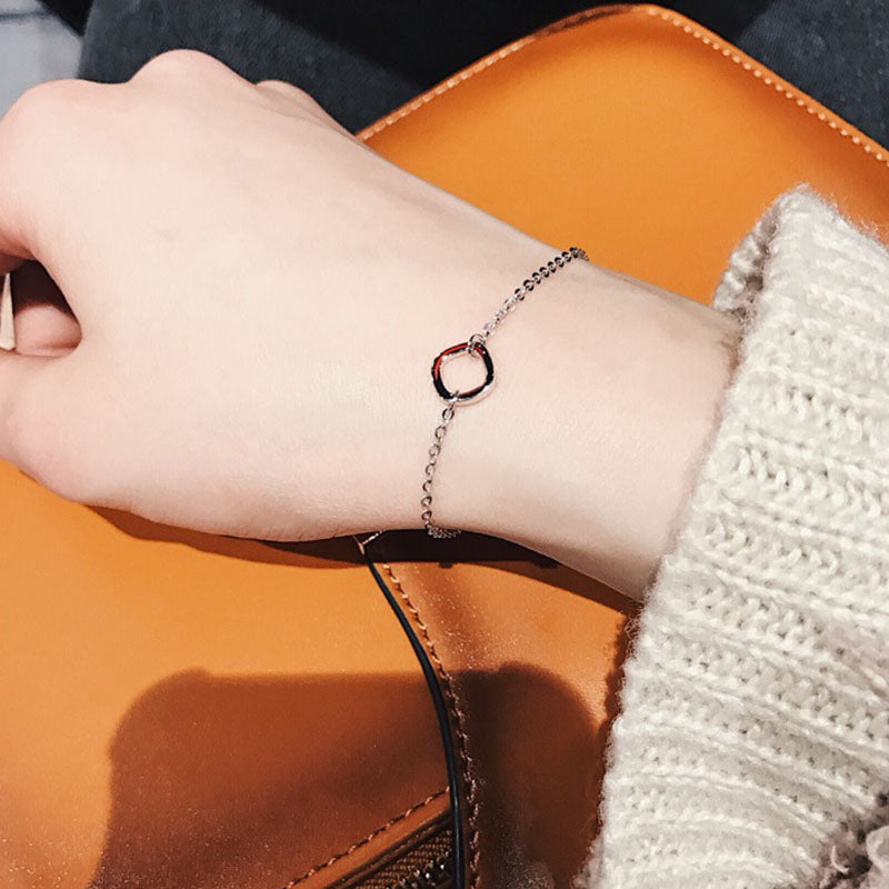 Braclet  Rhodium plated 925sterling silver Adjustable length