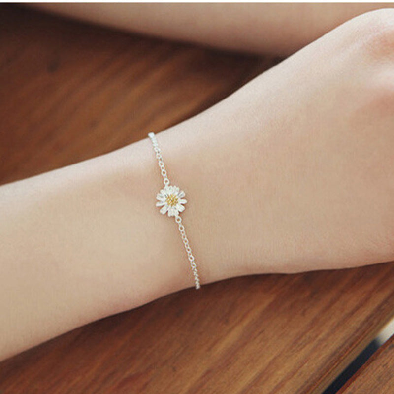 Yellow Daisy Sweet Romantic Style Jewelry Sets For Girls Birthday Gifts Prevent Allergy VE+VN+VR+VB