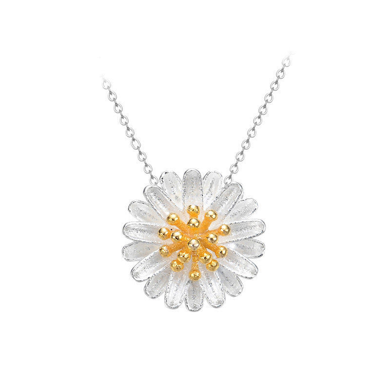Yellow Daisy Sweet Romantic Style Jewelry Sets For Girls Birthday Gifts Prevent Allergy VE+VN+VR+VB