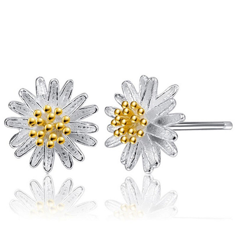 Yellow Daisy Sweet Romantic Style Jewelry Sets For Girls Birthday Gifts Prevent Allergy VE+VN+VR+VB