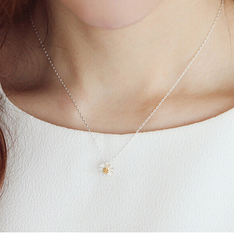 Yellow Daisy Sweet Romantic Style Jewelry Sets For Girls Birthday Gifts Prevent Allergy VE+VN+VR+VB