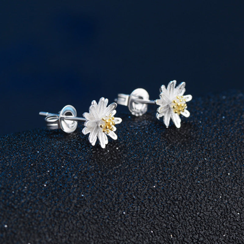 Yellow Daisy Sweet Romantic Style Jewelry Sets For Girls Birthday Gifts Prevent Allergy VE+VN+VR+VB