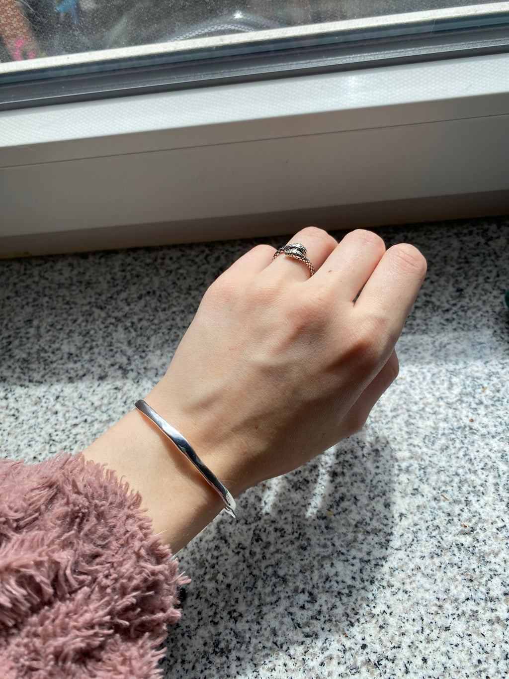 Bracelet for Women New Trend Elegant Vintage Irregular Texture Bangles Girl Party Jewelry Lover Gift