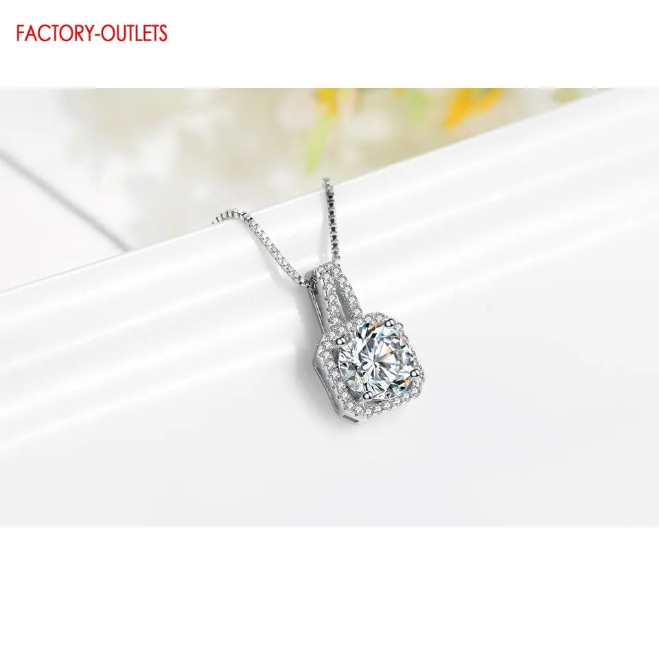 Ring Stud Earrings Fashion Necklace Set For Women Girls Wedding Jewelry Accessory