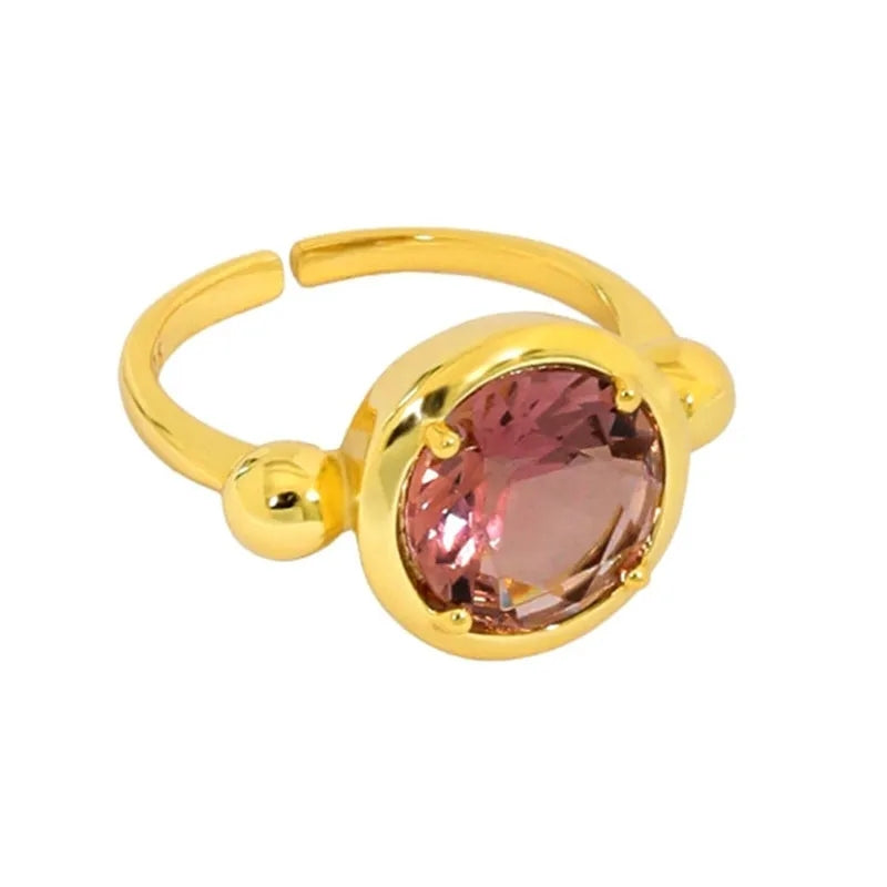 simple Geomatric  ring set  Gold and Platinum Plated