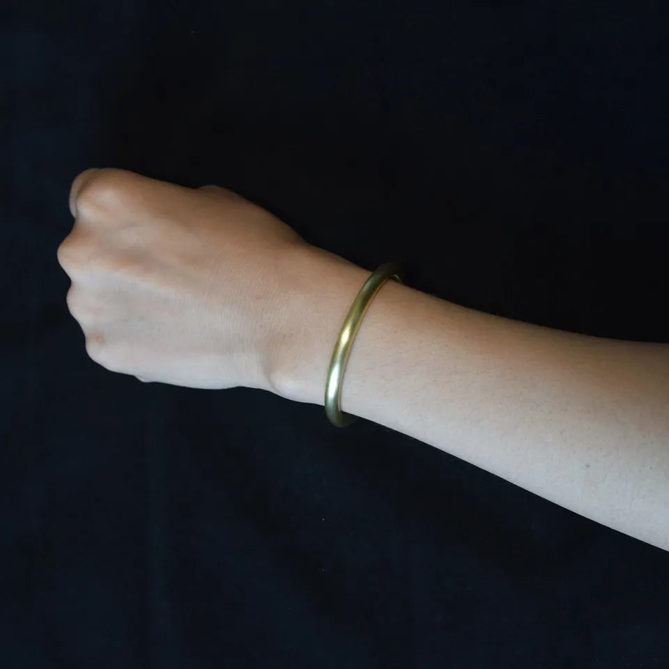 Brass Cuff Bracelet For Men Women Vintage Bangle Resizeable Metal Unisex Jewelry Handmade Craft
