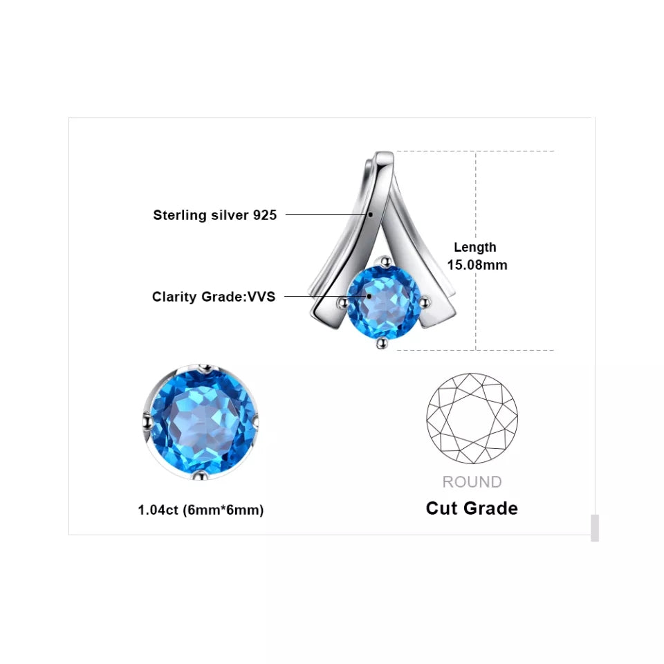 Topaz pukhraj genuine Gemstone certified Pendant