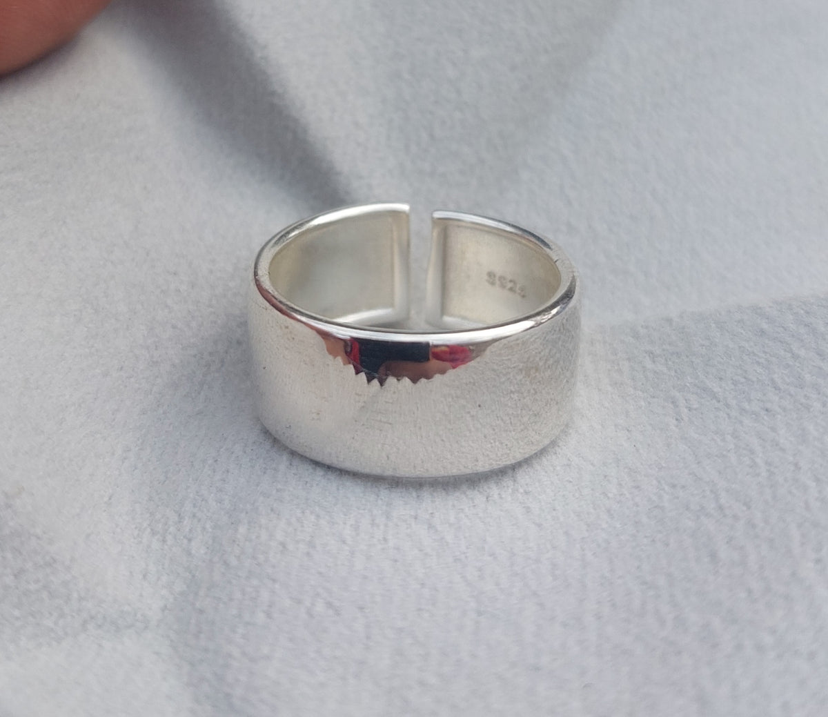 Simple Ring Challa Style Adjustable Size – 925 Sterling Silver