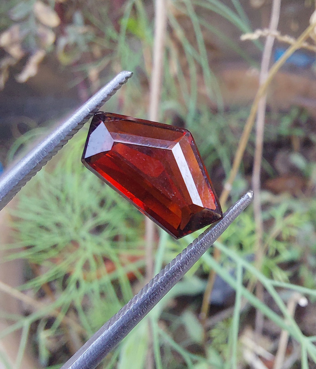 Garnet Romani Yaqoot Fancy Cut – Genuine Natural Gemstone