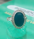 Genuine Nishapuri Feroza Ring – 925 Sterling Silver Handmade