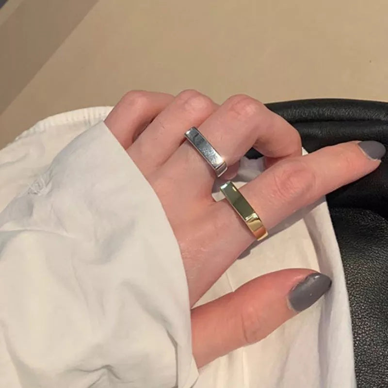 Rings for Women New Trend Vintage Elegant Design Couples Simple Geometric Party Jewelry Lover Gifts