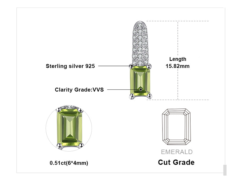 Peridot  natural genuine Gemstone 💯 pendant  925sterlingsilver