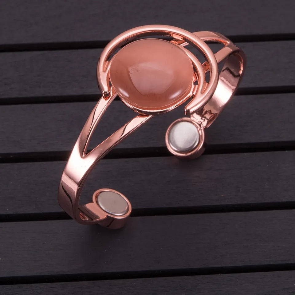Copper Bracelets for Women Men Energy Magnetic Bracelet Benefits Men Adjustable Cuff Bracelets Bangles Health Copper