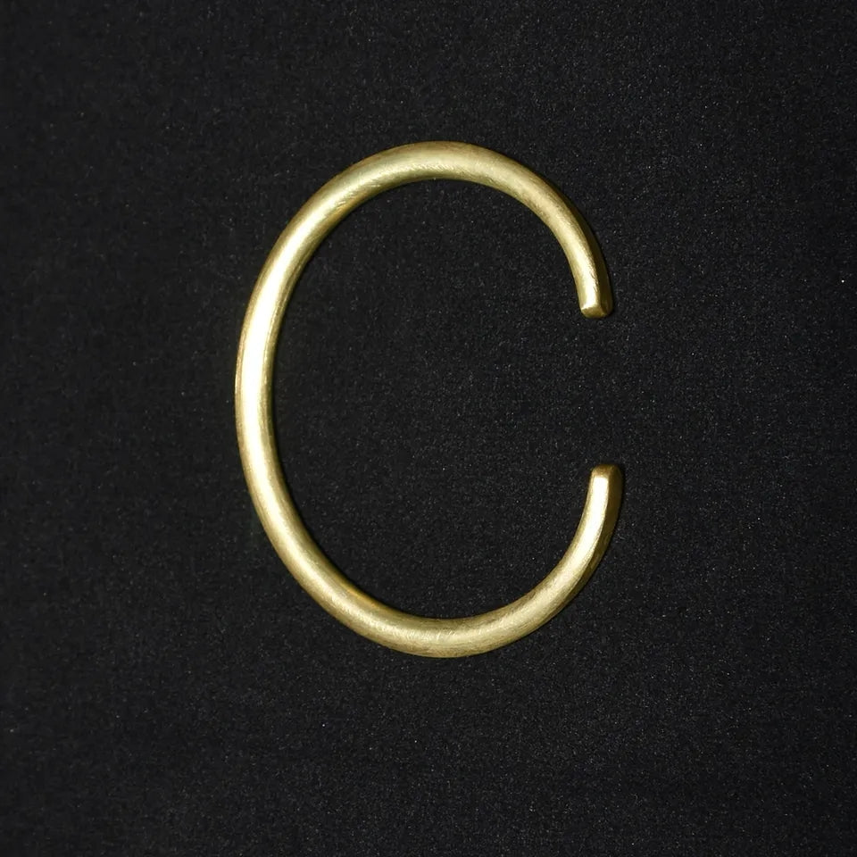 Brass Cuff Bracelet For Men Women Vintage Bangle Resizeable Metal Unisex Jewelry Handmade Craft
