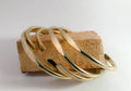 BRASS BANGLE 100 % PURE ADJUSTABLE SIZE 6 MM WIDE
