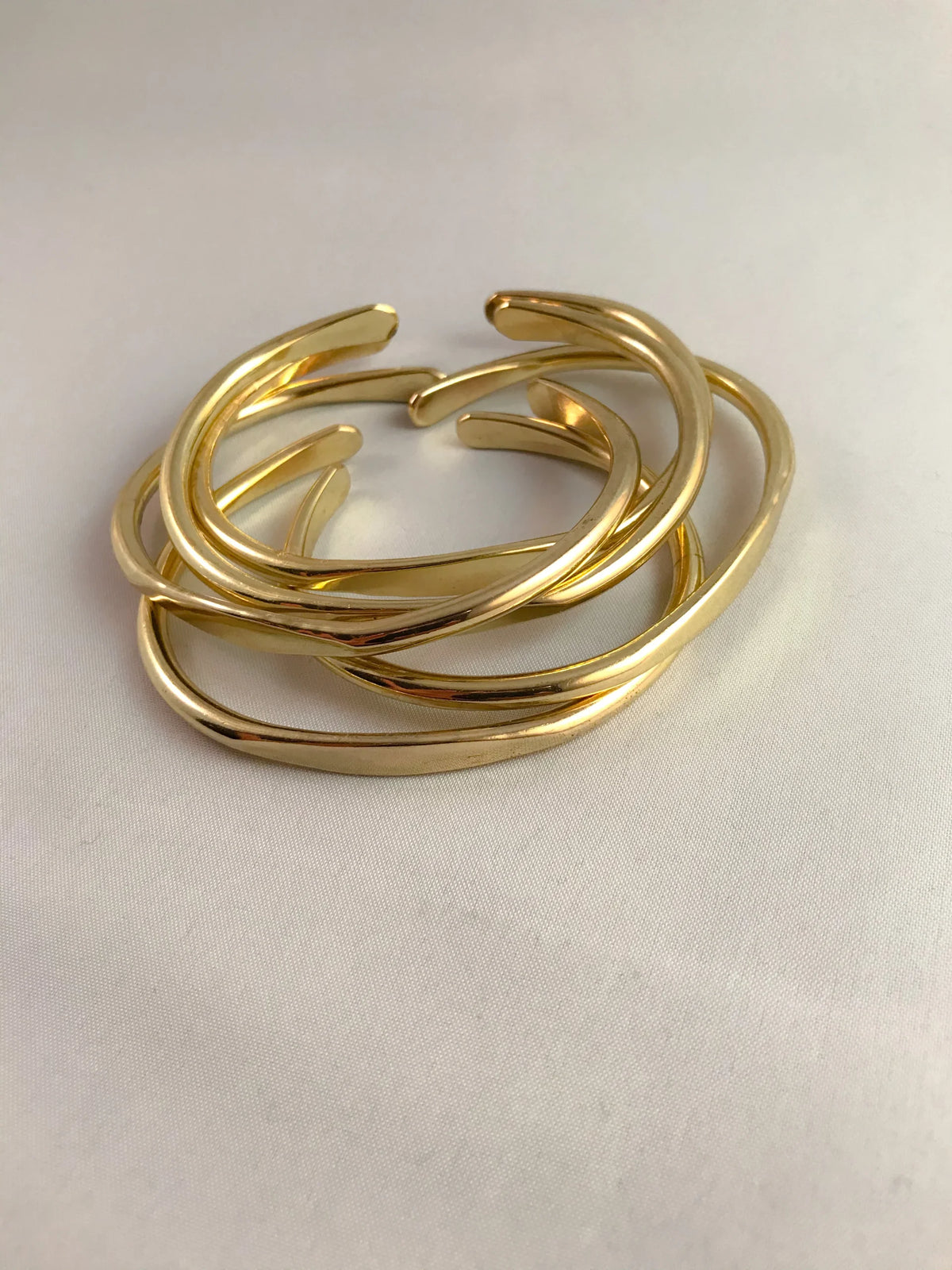 BRASS BANGLE 100 % PURE ADJUSTABLE SIZE 6 MM WIDE