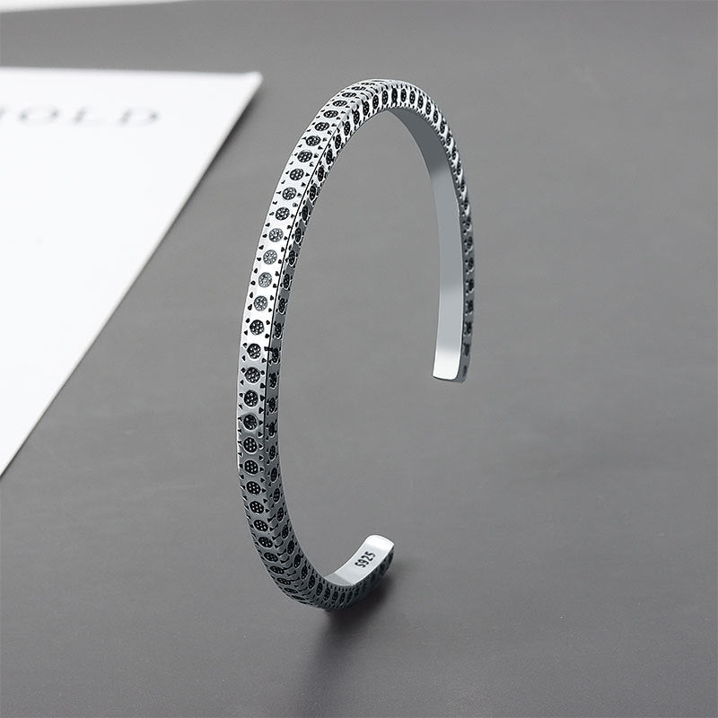 Minimalist Dots Pattern Bracelet For Women Men Fashion Fine Jewelry Couple Present