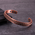 Copper Bracelets for  Pure Copper Vintage Magnetic Bangle with Energy Magnets Adjustable Cuff Jewelry Gift