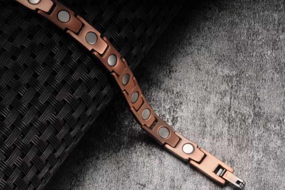 Copper Magnetic Bracelets  Vintage Pure Copper Magnet Health Chain Brand Bracelets