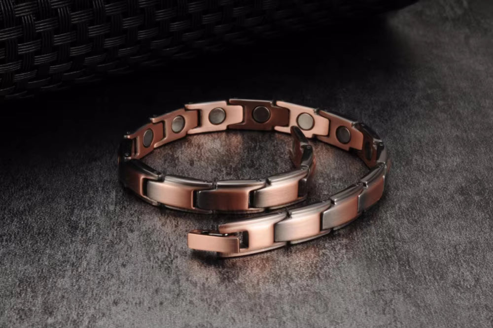 Copper Magnetic Bracelets  Vintage Pure Copper Magnet Health Chain Brand Bracelets