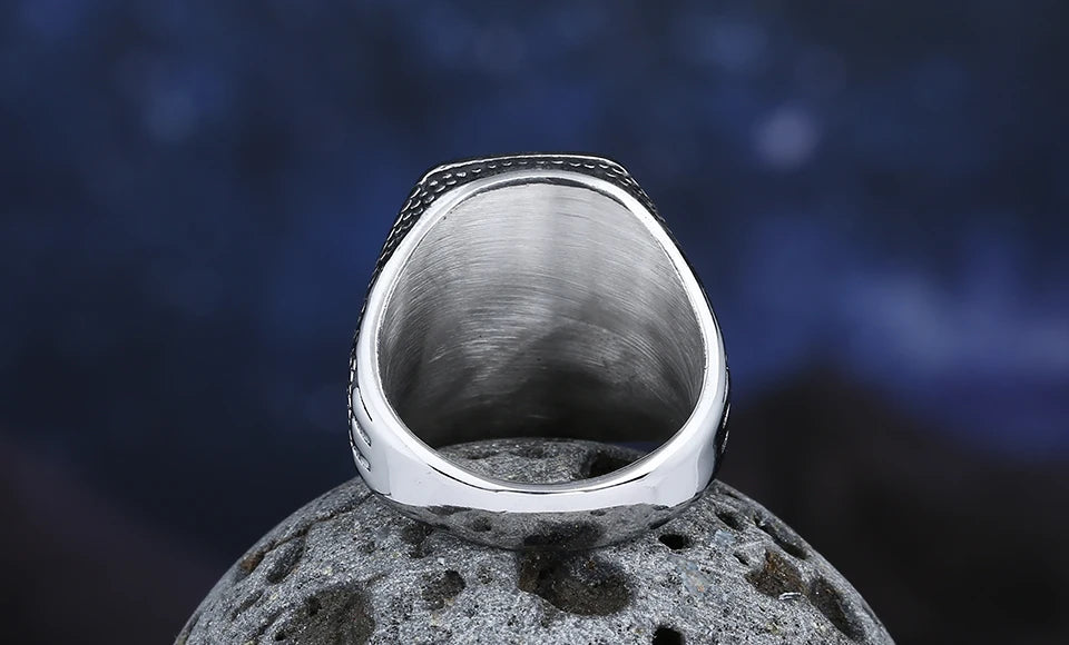 Rings For Men  Cat,s Eye Green Gemstone Ring