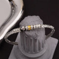 Irregular Geometric Pattern Cuff Bracelets For  Couples Creative Elegant