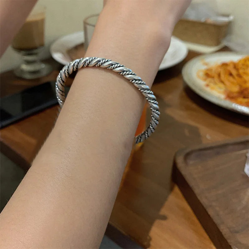 Trendy Cuff Bracelets For Women  MenCouples Personality Heavy Industry Vintage