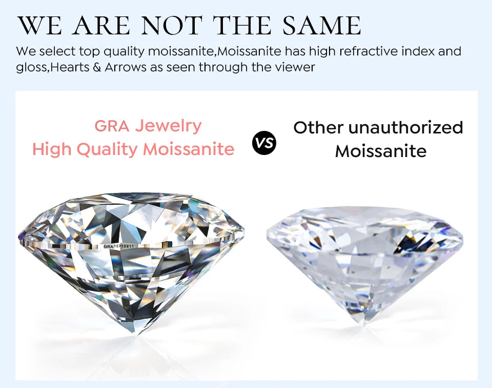 Moissanite Diamond Wedding H square Rings for Women Original 925 Sterling Silver Luxury Fine Jewelry
