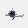 925stelirng siver Pure chandi ring with Sparkling Cubic Zirconia
