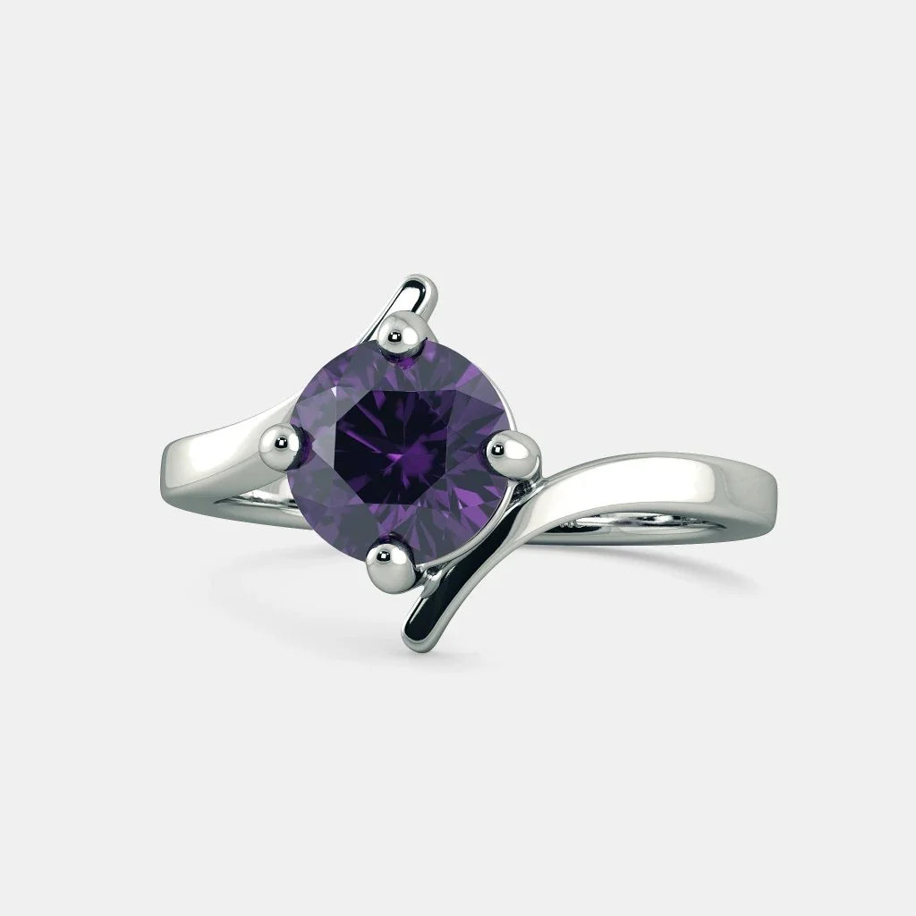 925stelirng siver Pure chandi ring with Sparkling Cubic Zirconia