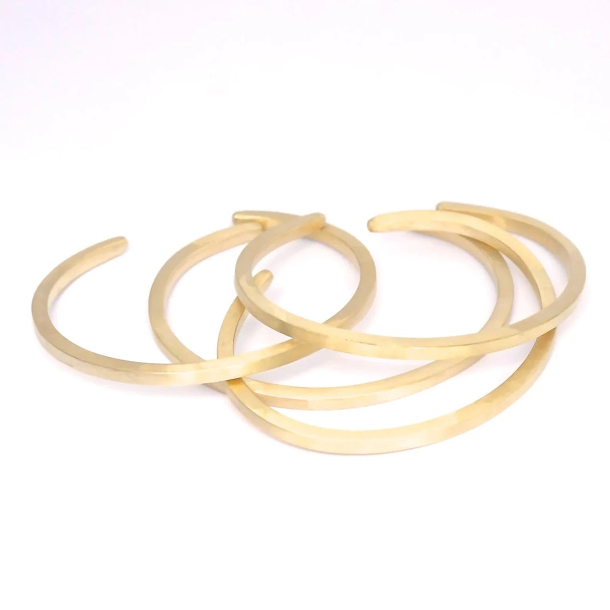 Brass  Thick Square Cuff Bracelet Simple Minimal hefty cuff bracelet jewelry