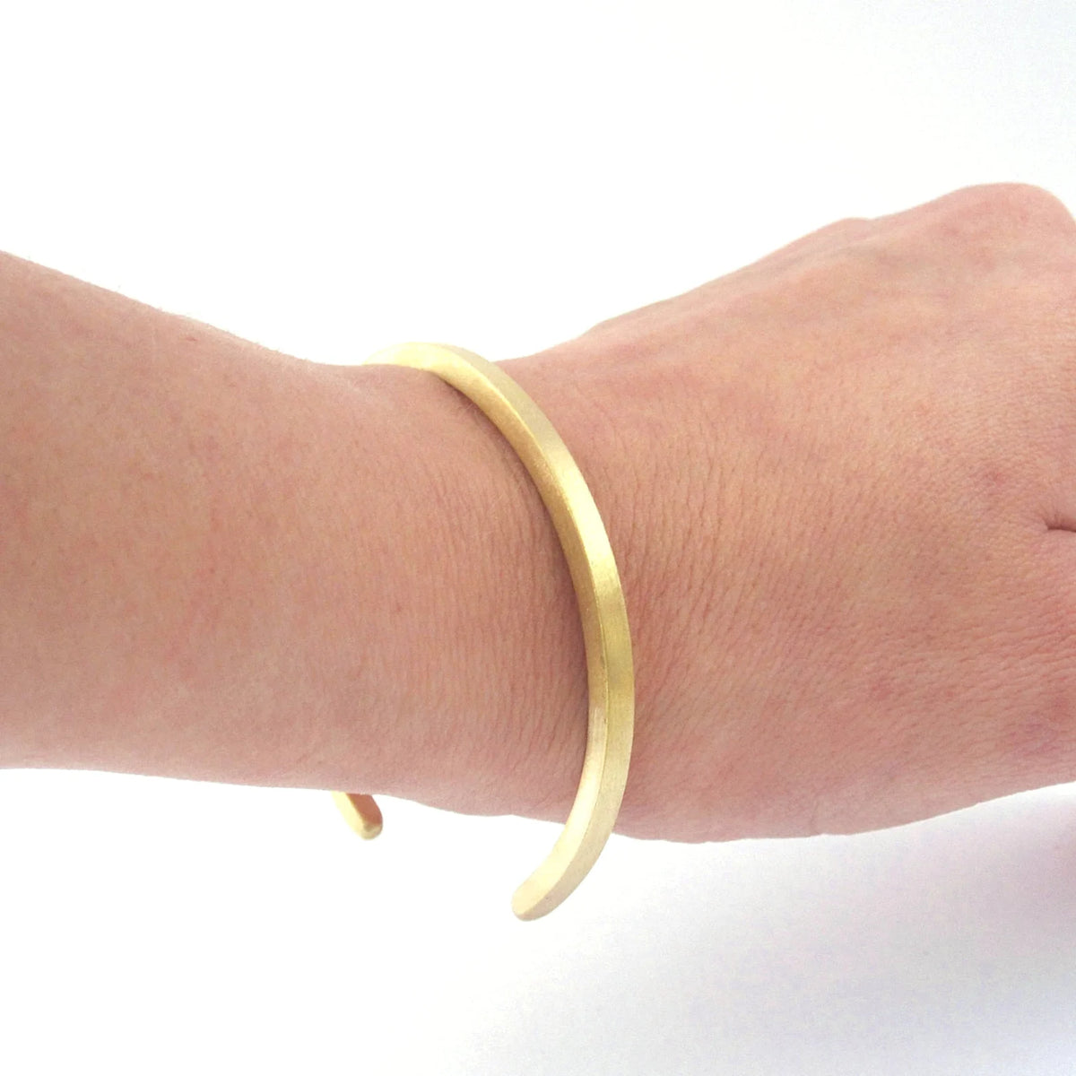 Brass  Thick Square Cuff Bracelet Simple Minimal hefty cuff bracelet jewelry