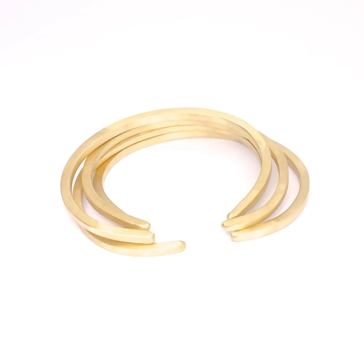 Brass  Thick Square Cuff Bracelet Simple Minimal hefty cuff bracelet jewelry