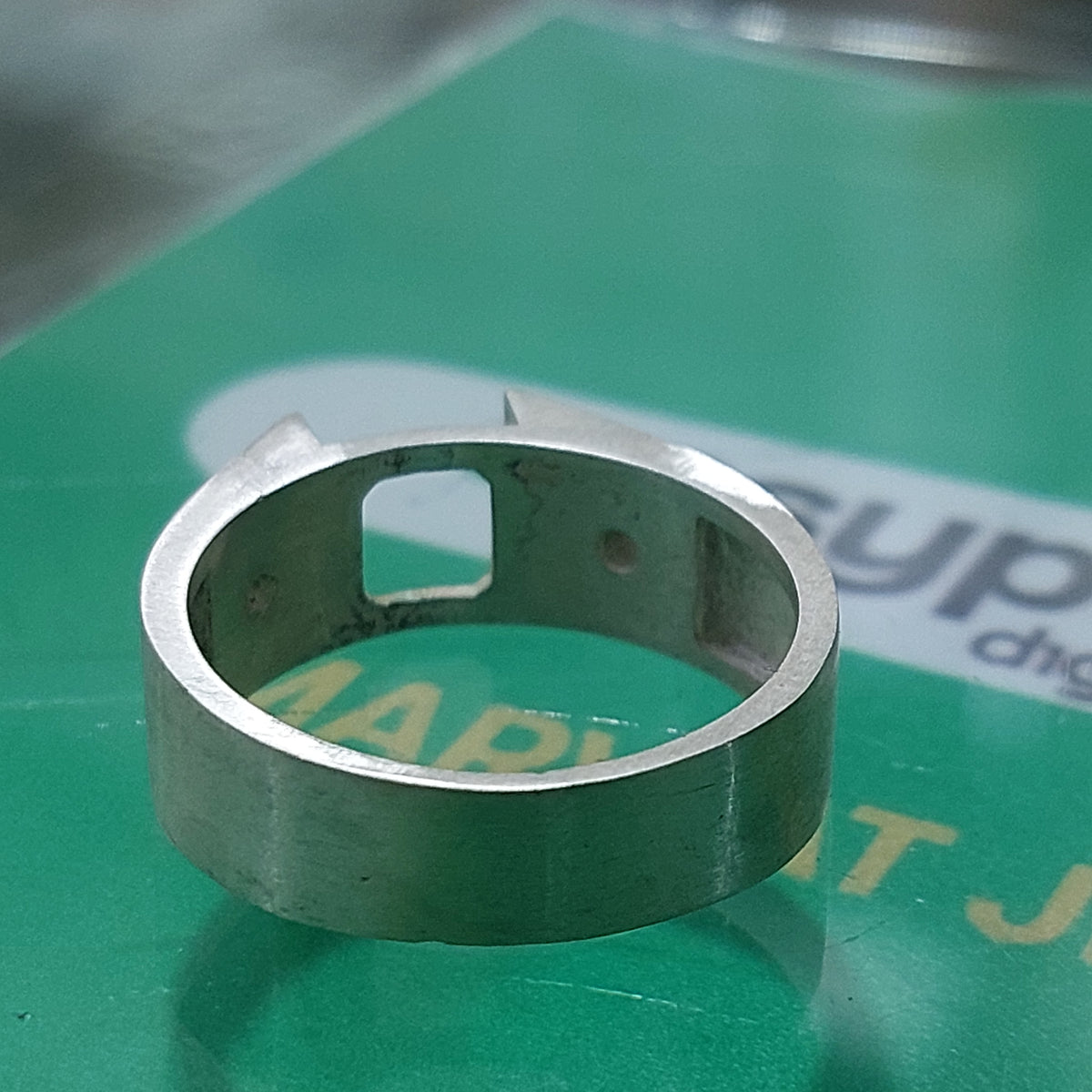 Silver Ring with Customizable Stone Color option