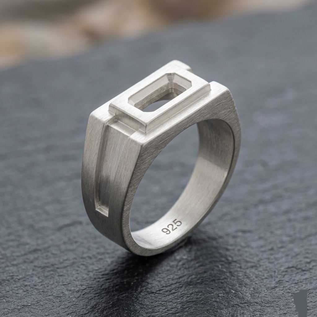 Chandi ring with  customization  stone option  color  in cz