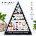 Gemstone Display Box | Genuine Natural Gemstones Collection