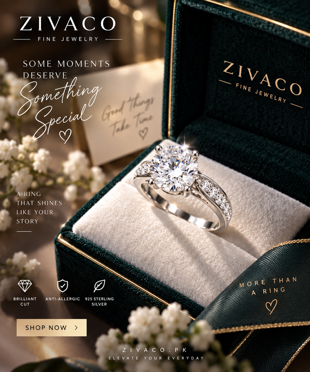 1 Carat Certified Moissanite Ring | 5 Gram Ring Weight