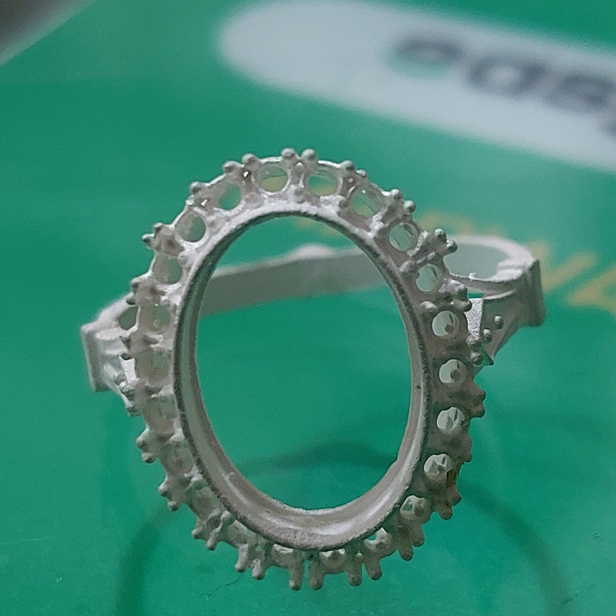 front view of making process